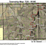 Deep Canyon T2S R18E Township Map Preview 1