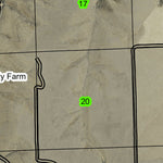 Bulls Eye Butte T3S R21E Township Map Preview 2