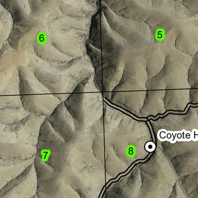 Bulls Eye Butte T3S R21E Township Map Preview 3