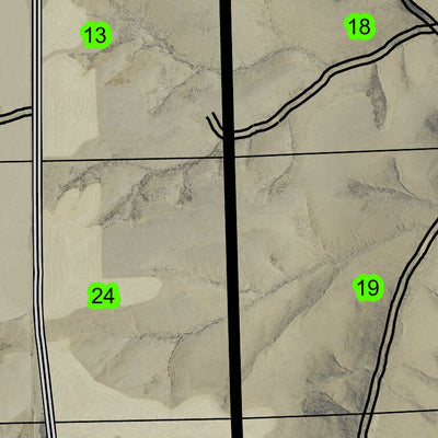 Box Elder Canyon T3S R22E Township Map Preview 2