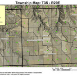 Igo Butte T3S R20E Township Map Preview 1