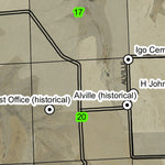 Igo Butte T3S R20E Township Map Preview 2