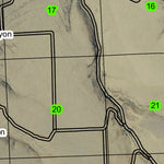 Lost Valley Creek T5S R22E Township Map Preview 2