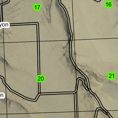 Lost Valley Creek T5S R22E Township Map Preview 2