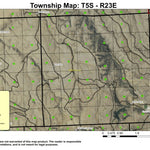 Pine Ridge T5S R23E Township Map Preview 1