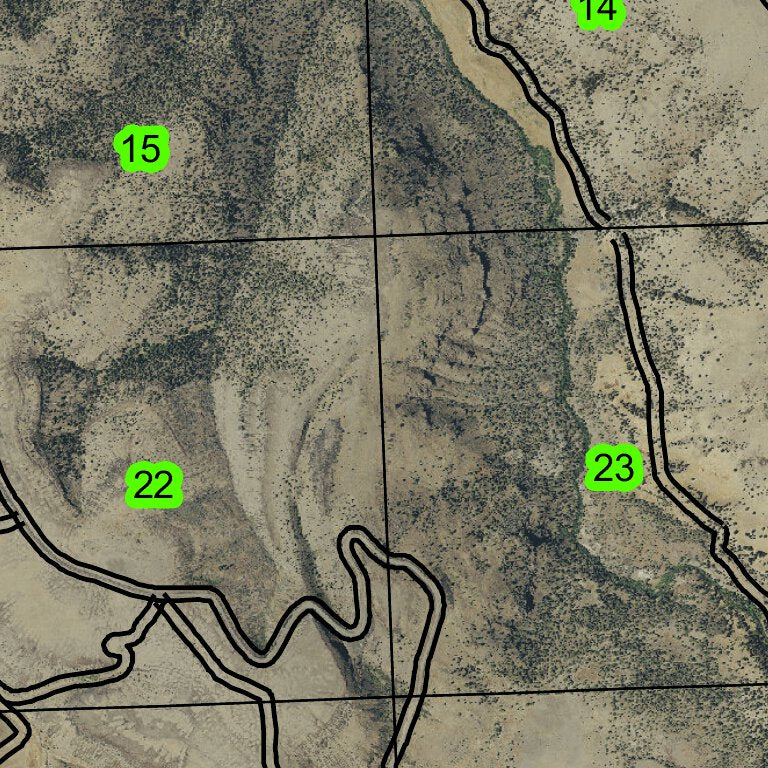 Pine Ridge T5S R23E Township Map by Super See Services | Avenza Maps