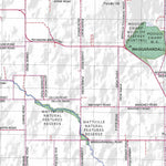 Getlost Map 8025 DOOKIE Topographic Map V14b 1:75,000 Preview 2