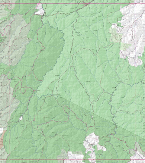 Getlost Map 8524 JACOBS RIVER Topographic Map V14b 1:75,000 Preview 1