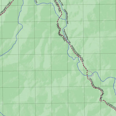 Getlost Map 8524 JACOBS RIVER Topographic Map V14b 1:75,000 Preview 2