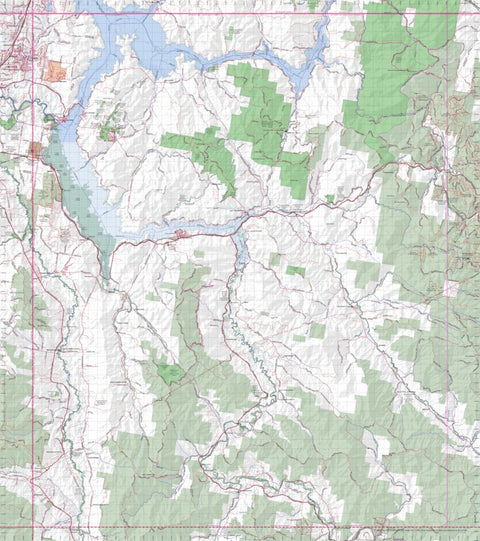 Getlost Map 8325 TALLANGATTA Topographic Map V14b 1:75,000 Preview 1