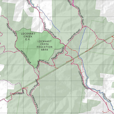 Getlost Map 8325 TALLANGATTA Topographic Map V14b 1:75,000 Preview 3