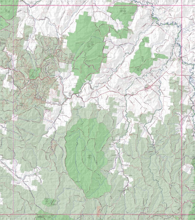 Getlost Map 8425 CORRYONG Topographic Map V14b 1:75,000 Preview 1