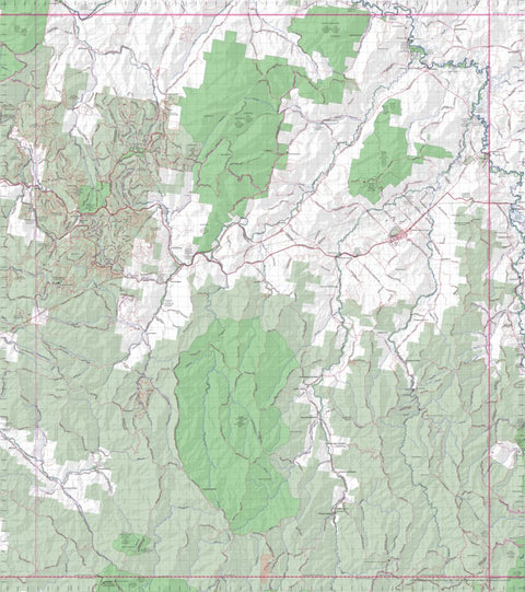 Getlost Map 8425 CORRYONG Topographic Map V14b 1:75,000 Preview 1