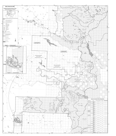 Mount Baker-Snoqualmie NF - Motor Vehicle Use Map - Snoqualmie RD - 2020 Preview 1