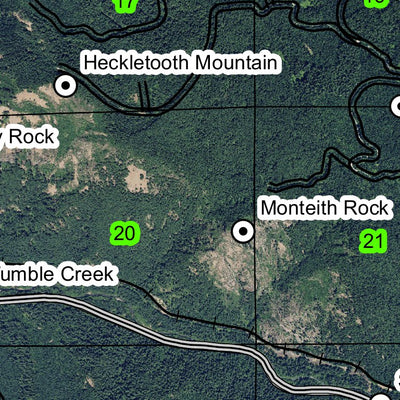 Baby Rock T21S R4E Township Map Preview 2
