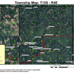 Buck Mountain T15S R4E Township Map Preview 1
