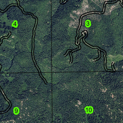 Buck Mountain T15S R4E Township Map Preview 3
