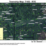 Alder Springs T16S R7EE Township Map Preview 1