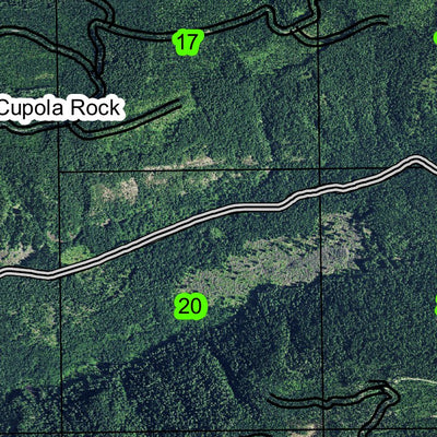 Alder Springs T16S R7EE Township Map Preview 2