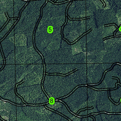Alder Springs T16S R7EE Township Map Preview 3