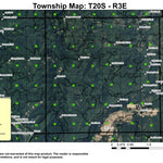 Buckhead Mountain T20S R3E Township Map Preview 1