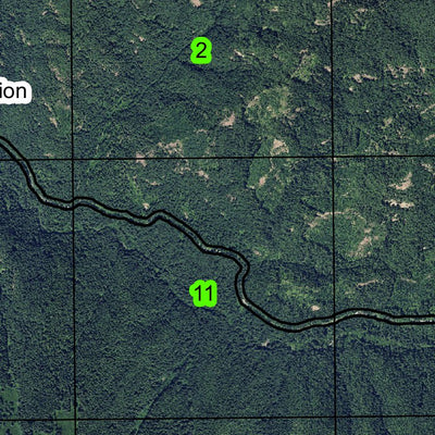 Cougar Reservoir T17S R5E Township Map Preview 3