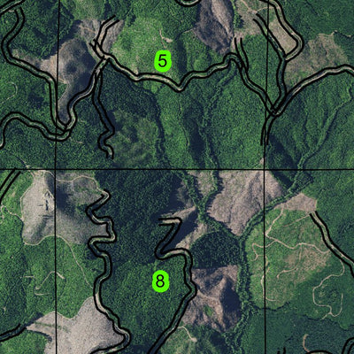 Fall Creek Lake T18S R1E Township Map Preview 3