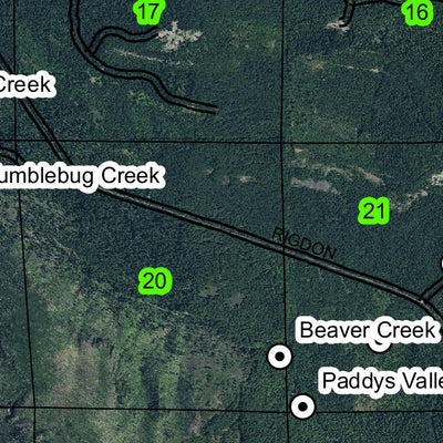 Bear Mountain T24S R5E Township Map Preview 2