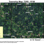 Buckhorn Mountain T20S R1W Township Map Preview 1