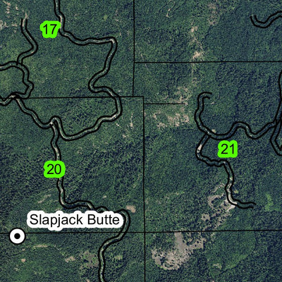 Cougar Mountain T22S R4E Township Map Preview 2