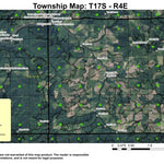 Deathball Mountain T17S R4E Township Map Preview 1