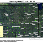 Fuji Mountain T22S R5.5E Township Map Preview 1