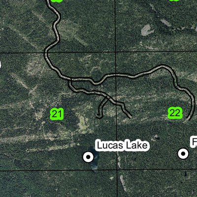 Fuji Mountain T22S R5.5E Township Map Preview 2