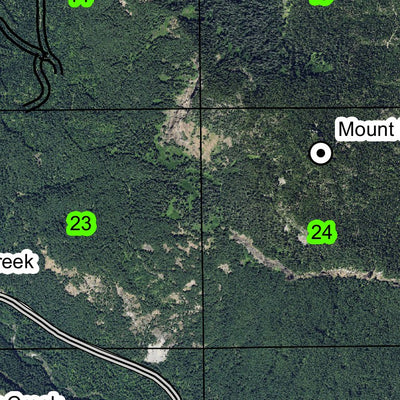 Fuji Mountain T22S R5.5E Township Map Preview 3