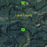 Hills Creek Reservoir T22S R3E Township Map Preview 2