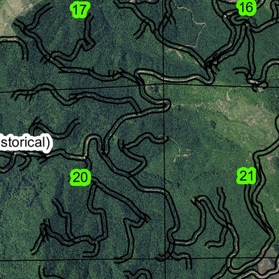 Green Mountain T21S R1W Township Map Preview 2