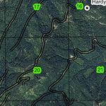 Lowell Mountain T18S R5E Township Map Preview 2