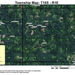 Mount Nebo T16S R1E Township Map Preview 1