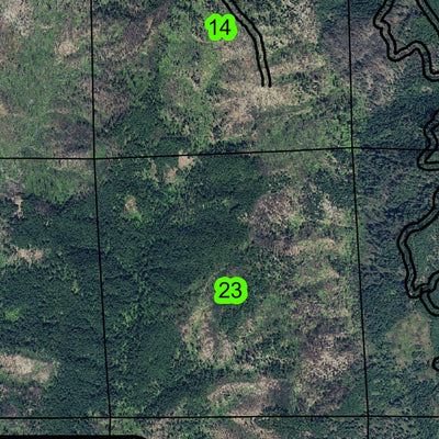 Gibralter Mountain T18S R3E Township Map Preview 3