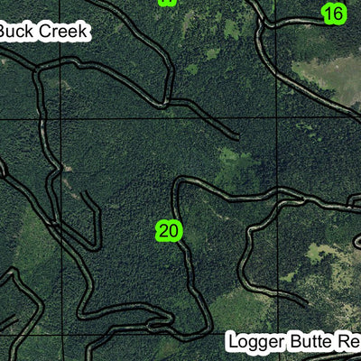 Ground Hog Mountain T23S R4E Township Map Preview 2