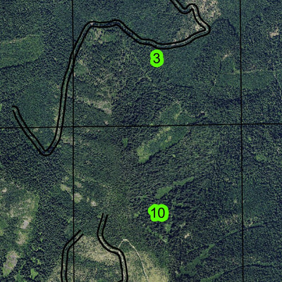 Mule Mountain Lookout T20S R5E Township Map Preview 3