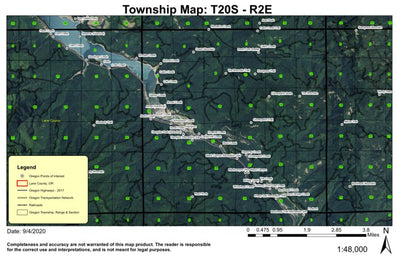Rock Knob T20S R2E Township Map Preview 1