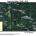 Hobo Creek T22S R1E Township Map Preview 1