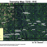 Spirit Falls T21S R1E Township Map Preview 1
