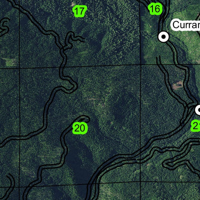 Spirit Falls T21S R1E Township Map Preview 2