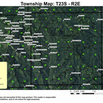 Grass Mountain T23S R2E Township Map Preview 1