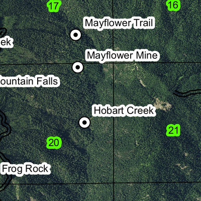 Grass Mountain T23S R2E Township Map Preview 2