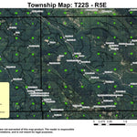 Wolf Mountain T22S R5E Township Map Preview 1