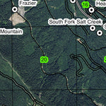Wolf Mountain T22S R5E Township Map Preview 2