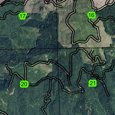 Green Mountain Lookout Tower T15S R3E Township Map Preview 2